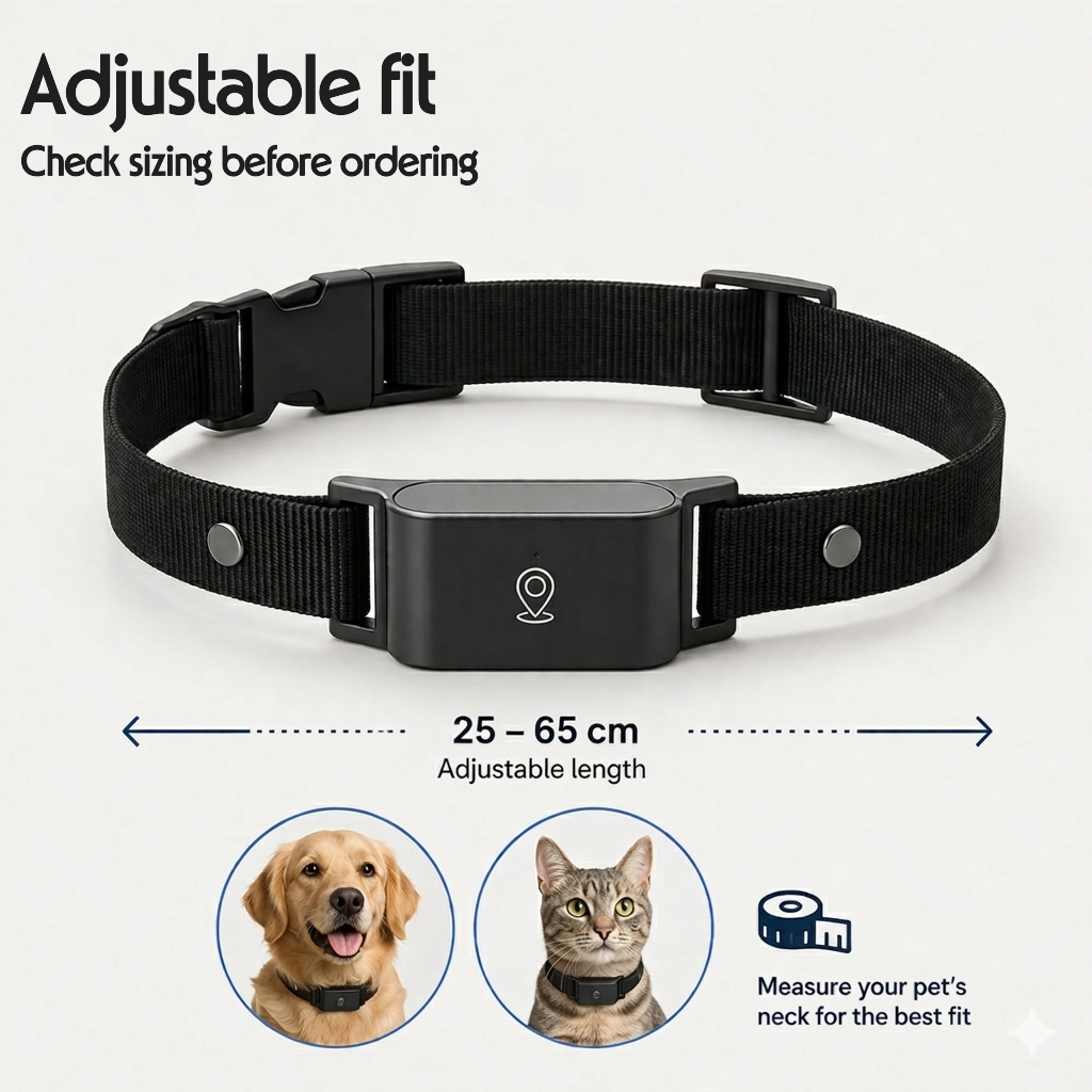 PawPilot GPS Tracker Collar for Dogs & Cats