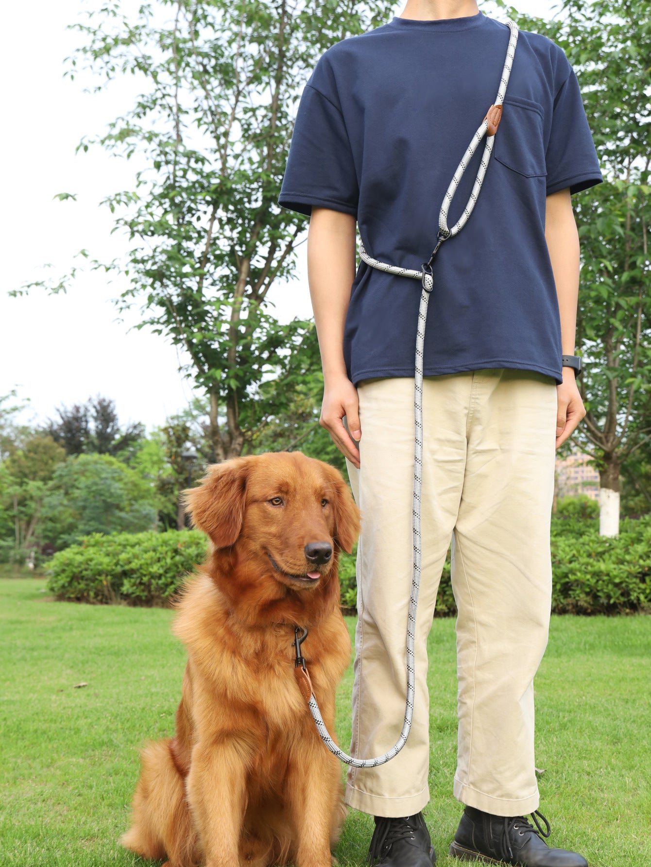 PawPilot Reflective Hands-Free Dog Leash