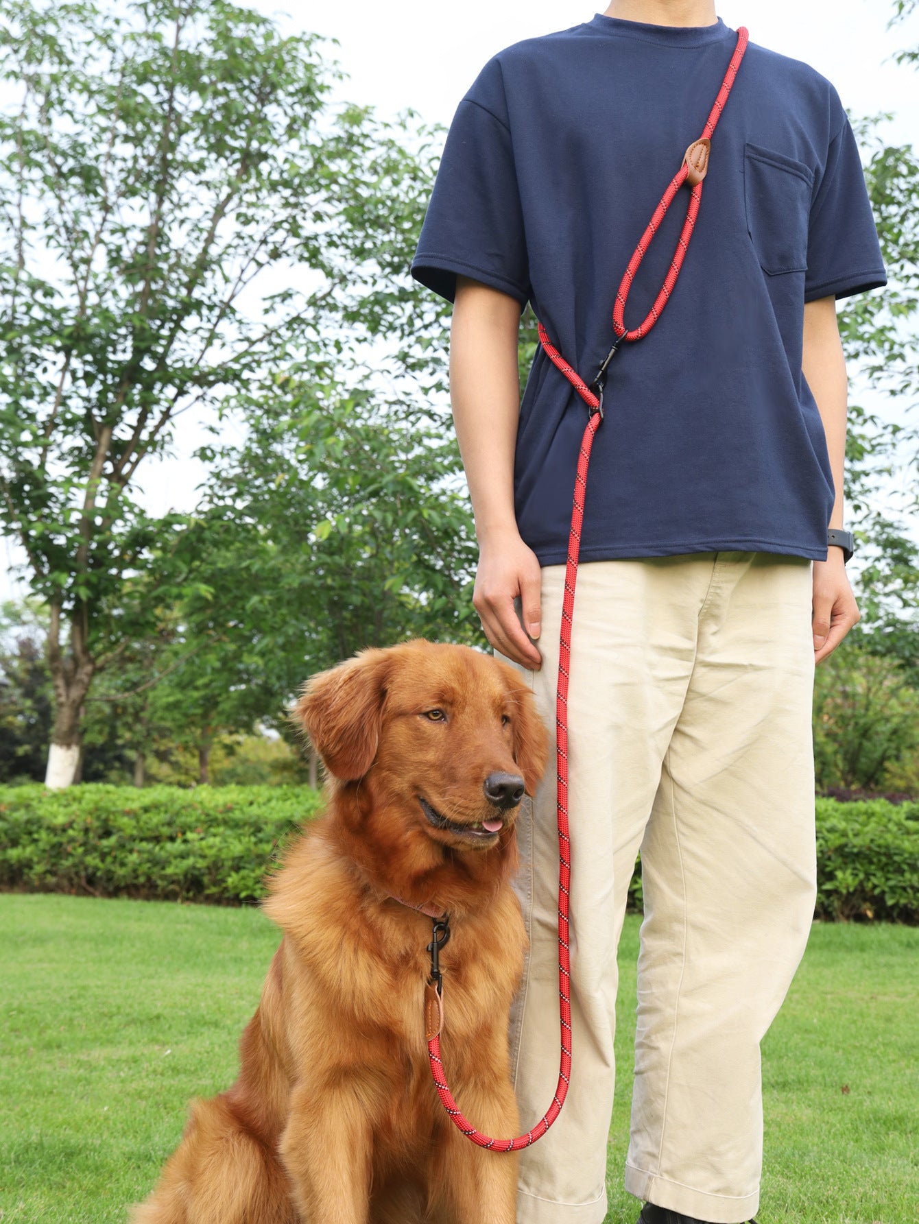 PawPilot Reflective Hands-Free Dog Leash